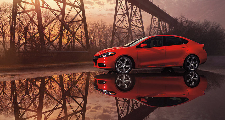 Red 2016 Dodge Dart Performance Exterior